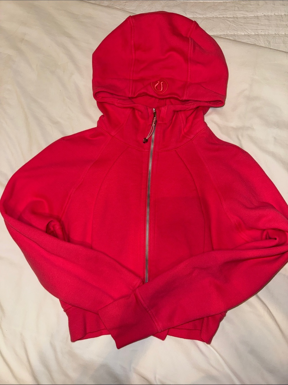 lululemon cropped scuba zip up